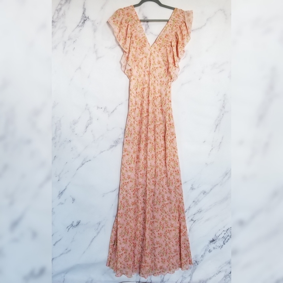 DIVINE HERITAGE Floral Maxi Dress CottageCore - Picture 14 of 15